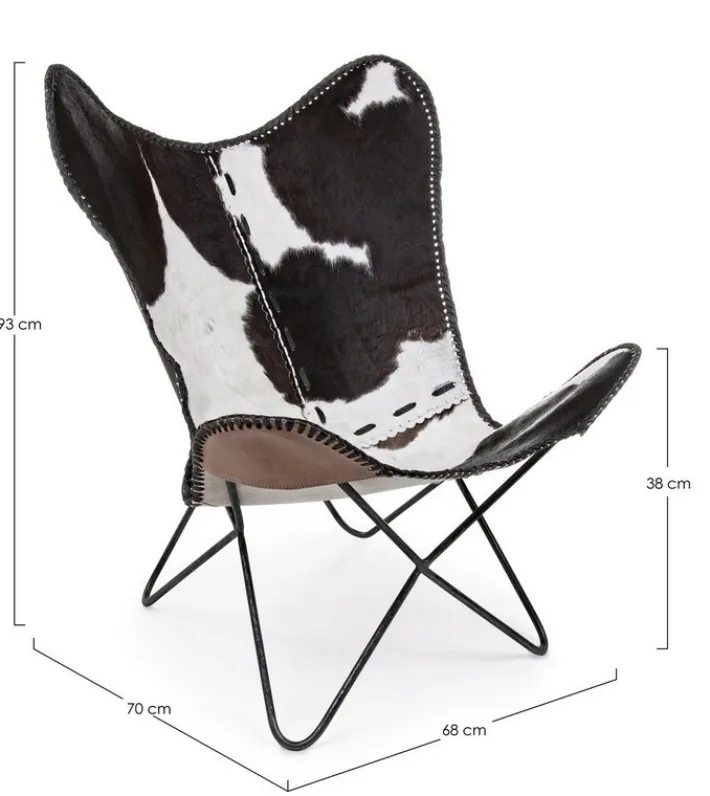 Bizzotto Poltrone E Chaise Longue>POLTRONA IN PELLE - BUFFALO