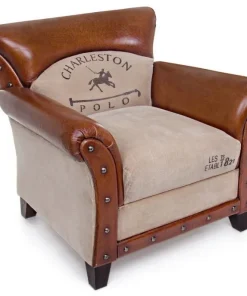 Bizzotto Poltrone E Chaise Longue>POLTRONA IN PELLE - CHARLESTON