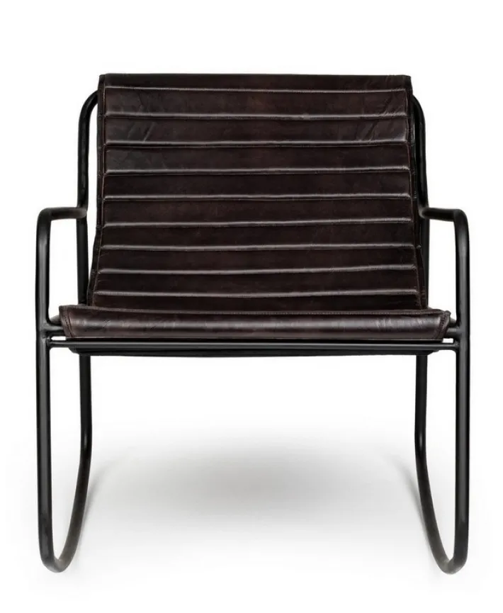 Bizzotto Poltrone E Chaise Longue>POLTRONA IN PELLE NERA - KARISMA