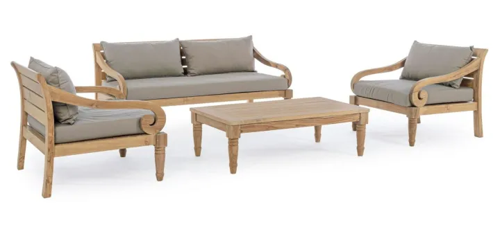Bizzotto Poltrone>POLTRONA IN TEAK - KARUBA FSC