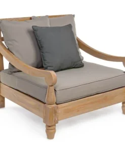 Bizzotto Poltrone>POLTRONA IN TEAK SFODERABILE - BALI FSC
