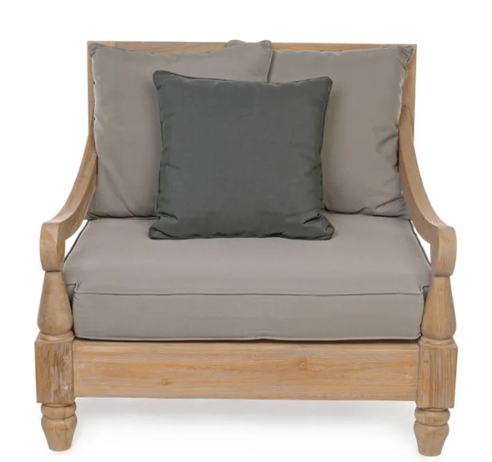 Bizzotto Poltrone>POLTRONA IN TEAK SFODERABILE - BALI FSC