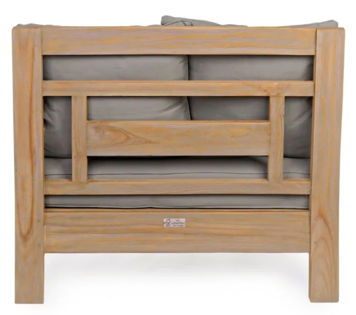 Bizzotto Poltrone>POLTRONA IN TEAK SFODERABILE - BALI FSC