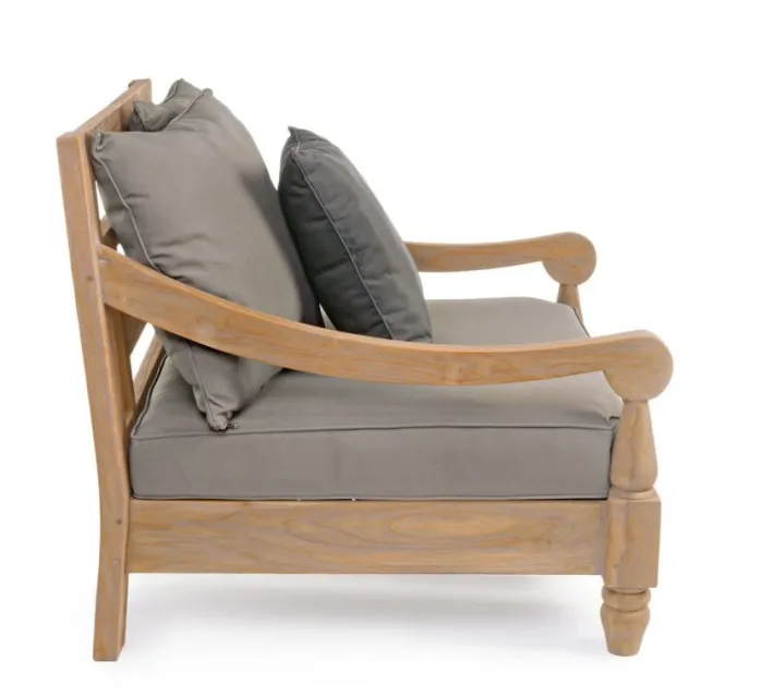 Bizzotto Poltrone>POLTRONA IN TEAK SFODERABILE - BALI FSC