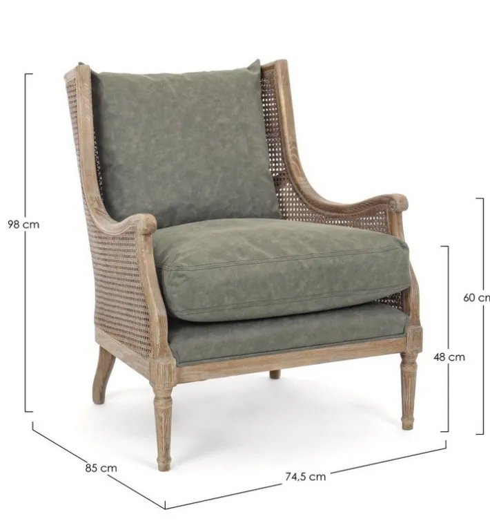 Bizzotto Poltrone E Chaise Longue>POLTRONA IN TESSUTO - CAROLINA