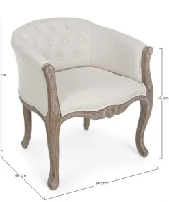 Bizzotto Poltrone E Chaise Longue>POLTRONA IN TESSUTO - DIVA