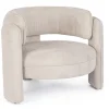 Bizzotto Poltrone E Chaise Longue>POLTRONA IN TESSUTO BEIGE - AISHA
