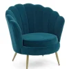 Bizzotto Poltrone E Chaise Longue>POLTRONA IN VELLUTO BLU - GILIOLA
