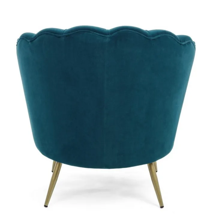 Bizzotto Poltrone E Chaise Longue>POLTRONA IN VELLUTO BLU - GILIOLA