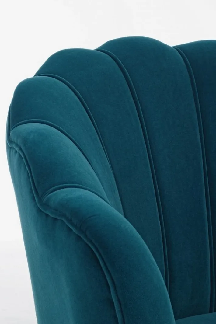 Bizzotto Poltrone E Chaise Longue>POLTRONA IN VELLUTO BLU - GILIOLA