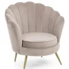 Bizzotto Poltrone E Chaise Longue>POLTRONA IN VELLUTO GRIGIO CHIARO - GILIOLA