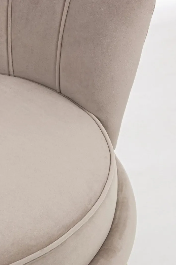 Bizzotto Poltrone E Chaise Longue>POLTRONA IN VELLUTO GRIGIO CHIARO - GILIOLA