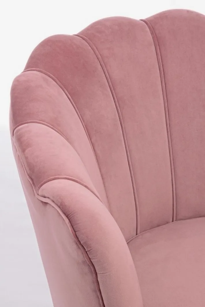 Bizzotto Poltrone E Chaise Longue>POLTRONA IN VELLUTO ROSA ANTICO - GILIOLA