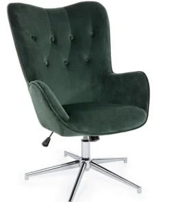 Bizzotto Poltrone E Chaise Longue>POLTRONA IN VELLUTO VERDE - FARIDA