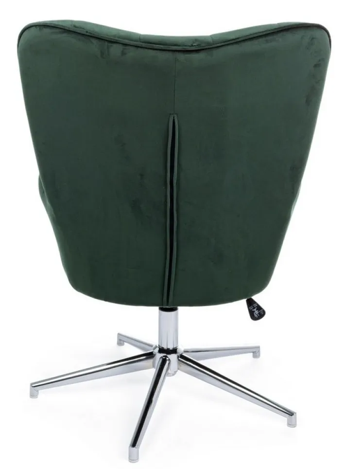 Bizzotto Poltrone E Chaise Longue>POLTRONA IN VELLUTO VERDE - FARIDA