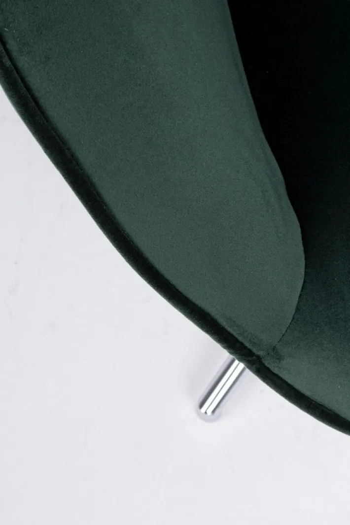 Bizzotto Poltrone E Chaise Longue>POLTRONA IN VELLUTO VERDE - FARIDA