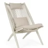 Bizzotto Poltrone>POLTRONA LOUNGE C-C ALOHA SANDSHELL