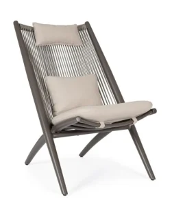 Bizzotto Poltrone>POLTRONA LOUNGE C-C ALOHA COCOA