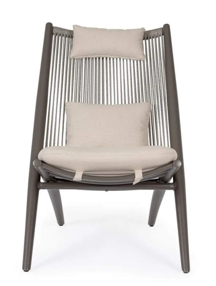 Bizzotto Poltrone>POLTRONA LOUNGE C-C ALOHA COCOA