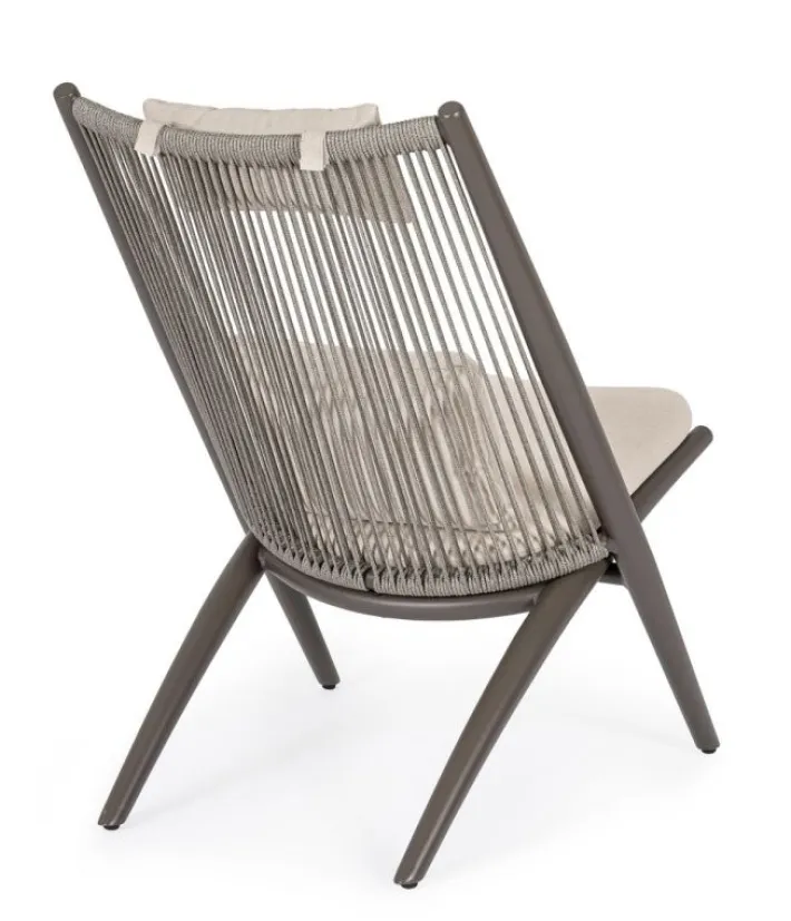 Bizzotto Poltrone>POLTRONA LOUNGE C-C ALOHA COCOA