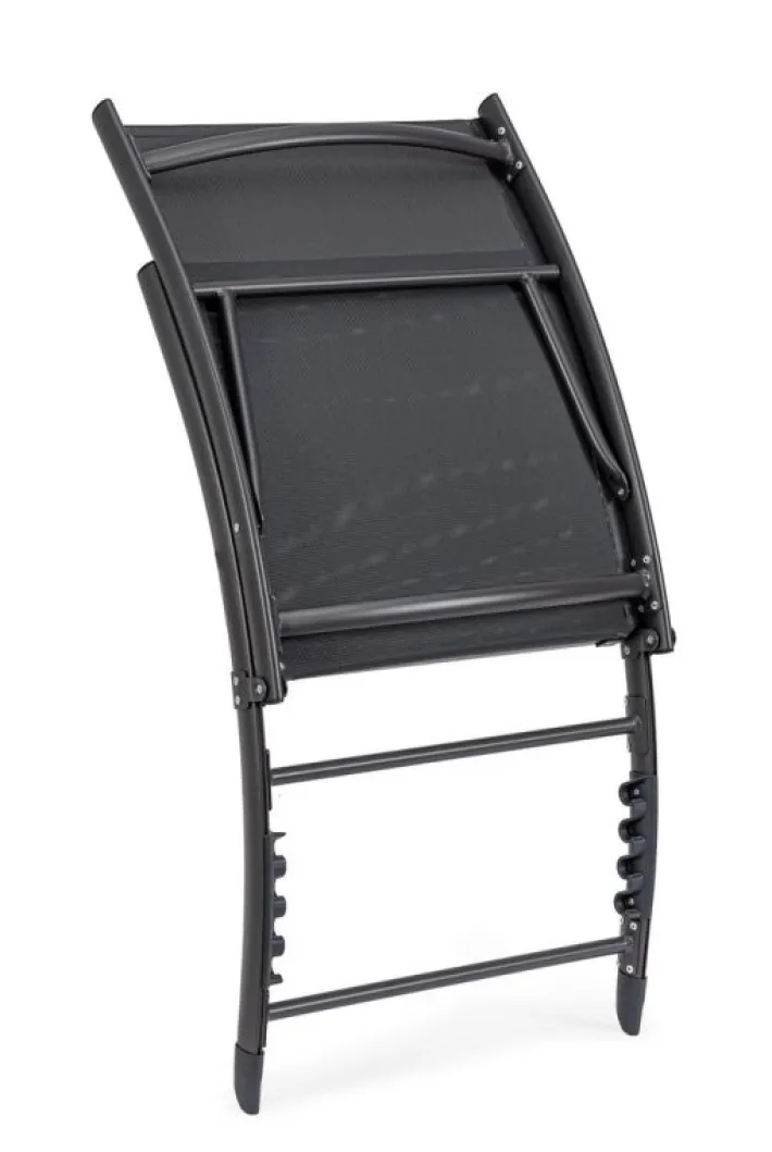 Bizzotto Lettini, Sdraio E Chaise Longue>POLTRONA LOUNGE RECLINABILE GRIGIO SCURO - TAYLOR