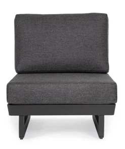 Bizzotto Poltrone>POLTRONA MODULARE IN ALLUMINIO ANTRACITE WG21 - INFINITY