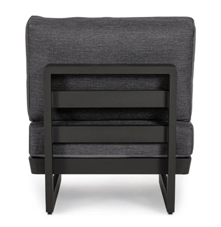 Bizzotto Poltrone>POLTRONA MODULARE IN ALLUMINIO ANTRACITE WG21 - INFINITY