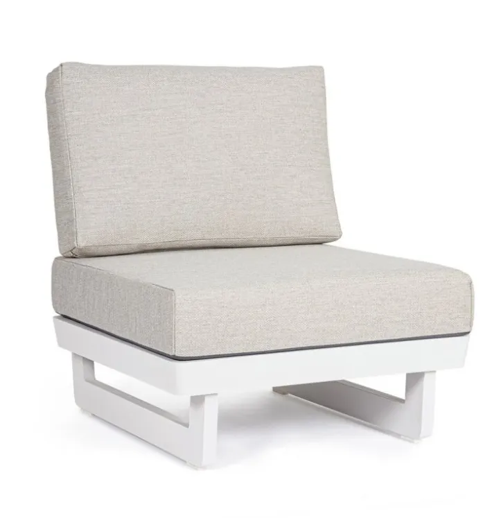 Bizzotto Poltrone>POLTRONA MODULARE IN ALLUMINIO BIANCO WG20 - INFINITY