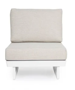 Bizzotto Poltrone>POLTRONA MODULARE IN ALLUMINIO BIANCO WG20 - INFINITY