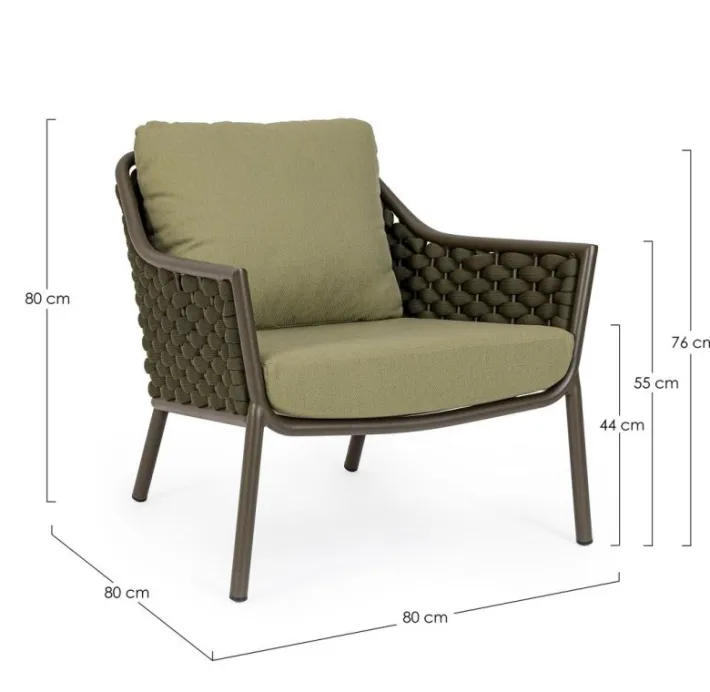 Bizzotto Poltrone>POLTRONA OLIV QS24 - EVERLY