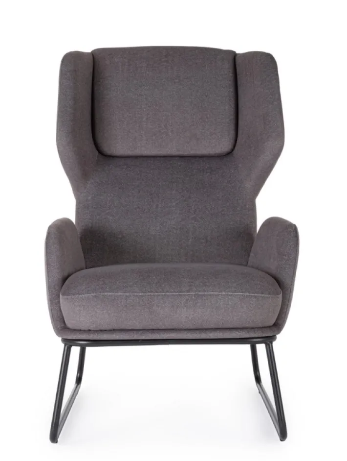 Bizzotto Poltrone E Chaise Longue>POLTRONA OPHELIA GRIGIO SCURO