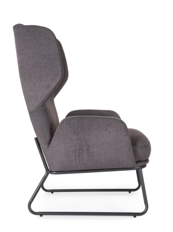 Bizzotto Poltrone E Chaise Longue>POLTRONA OPHELIA GRIGIO SCURO