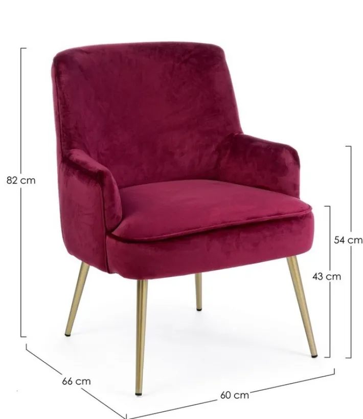Bizzotto Poltrone E Chaise Longue>POLTRONA WINE - CLELIA