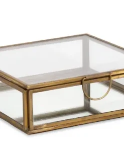 Bizzotto Oggettistica>PORTAGIOIE TEHRI TRASP ORO 15X15,5