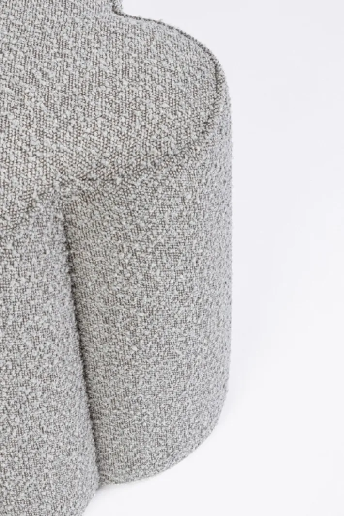 Bizzotto Pouf>POUF EFFETTO BOUCLE' GRIGIO - COINTA