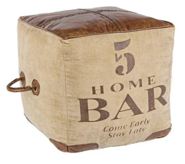 Bizzotto Pouf>POUF IN PELLE - SANPARK FIVE