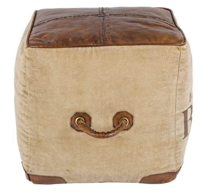Bizzotto Pouf>POUF IN PELLE - SANPARK FIVE