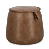 Bizzotto Pouf>POUF RUDINA COGNAC