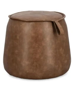 Bizzotto Pouf>POUF RUDINA COGNAC