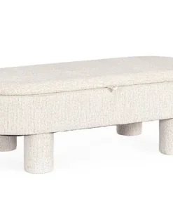 Bizzotto Pouf>POUF TANYA C-VASS OVALE BIANCO