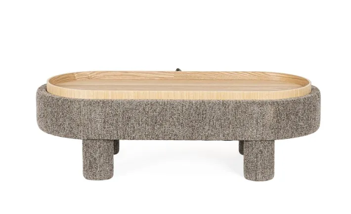 Bizzotto Pouf>POUF TANYA C-VASS OVALE GRIGIO