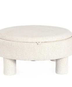 Bizzotto Pouf>POUF TANYA C-VASS TONDO BIANCO