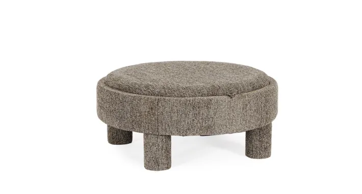 Bizzotto Pouf>POUF TANYA C-VASS TONDO GRIGIO