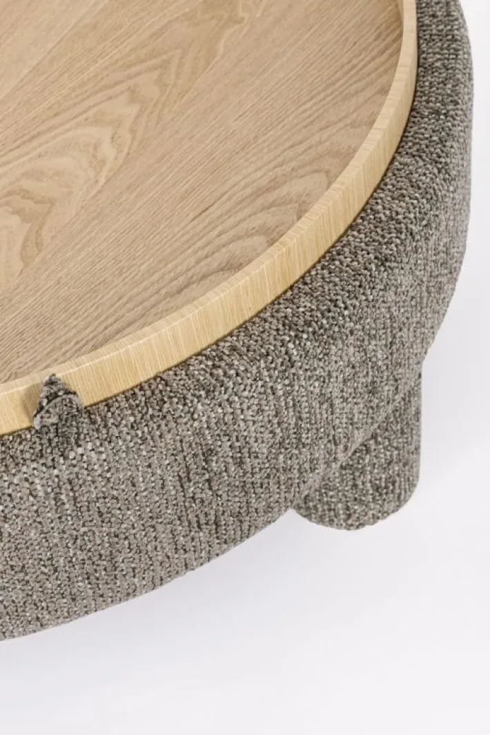 Bizzotto Pouf>POUF TANYA C-VASS TONDO GRIGIO