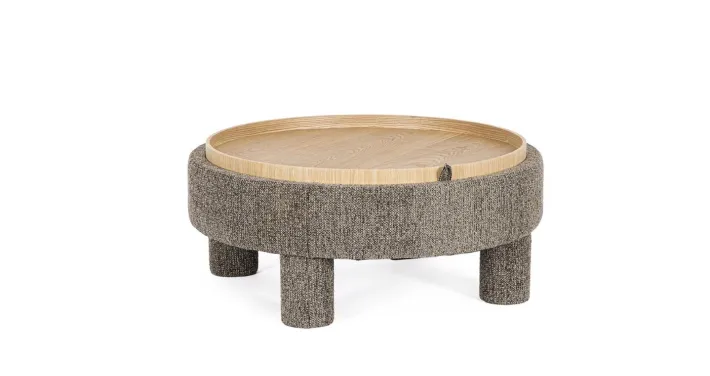 Bizzotto Pouf>POUF TANYA C-VASS TONDO GRIGIO