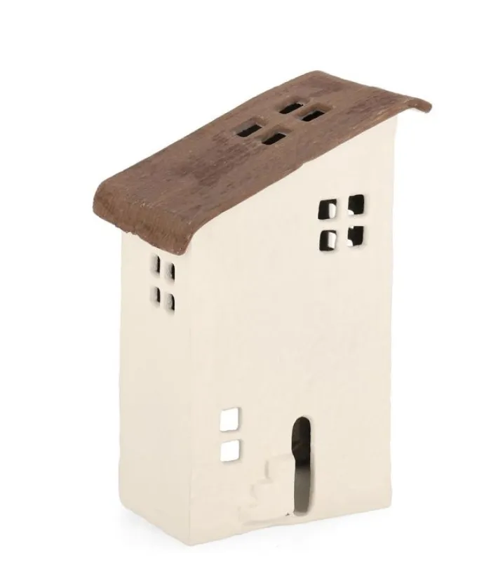 Bizzotto Vasi E Portacandele Natalizi>P.TEALIGHT 1P CLOVELY CASA AVORIO H20