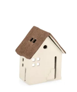 Bizzotto Vasi E Portacandele Natalizi>P.TEALIGHT 1P CLOVELY CASA AVORIO H15,5
