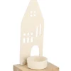 Bizzotto Vasi E Portacandele Natalizi>P.TEALIGHT 1P CORNWALL CASA BIANCO H19