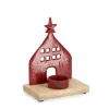 Bizzotto Vasi E Portacandele Natalizi>P.TEALIGHT 1P CORNWALL CHIESA ROSS H16,5