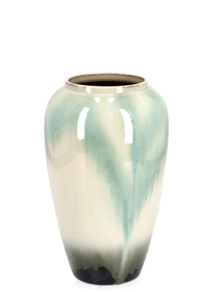 Bizzotto Vasi E Coprivasi>P.VASO COIRA BOMBATO BIANCO AZZURRO H40